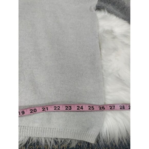 NWT BIANCALANCIA Color Block Oversized Cashmere blend Round Neck Sweater 46/10 - Picture 8 of 13